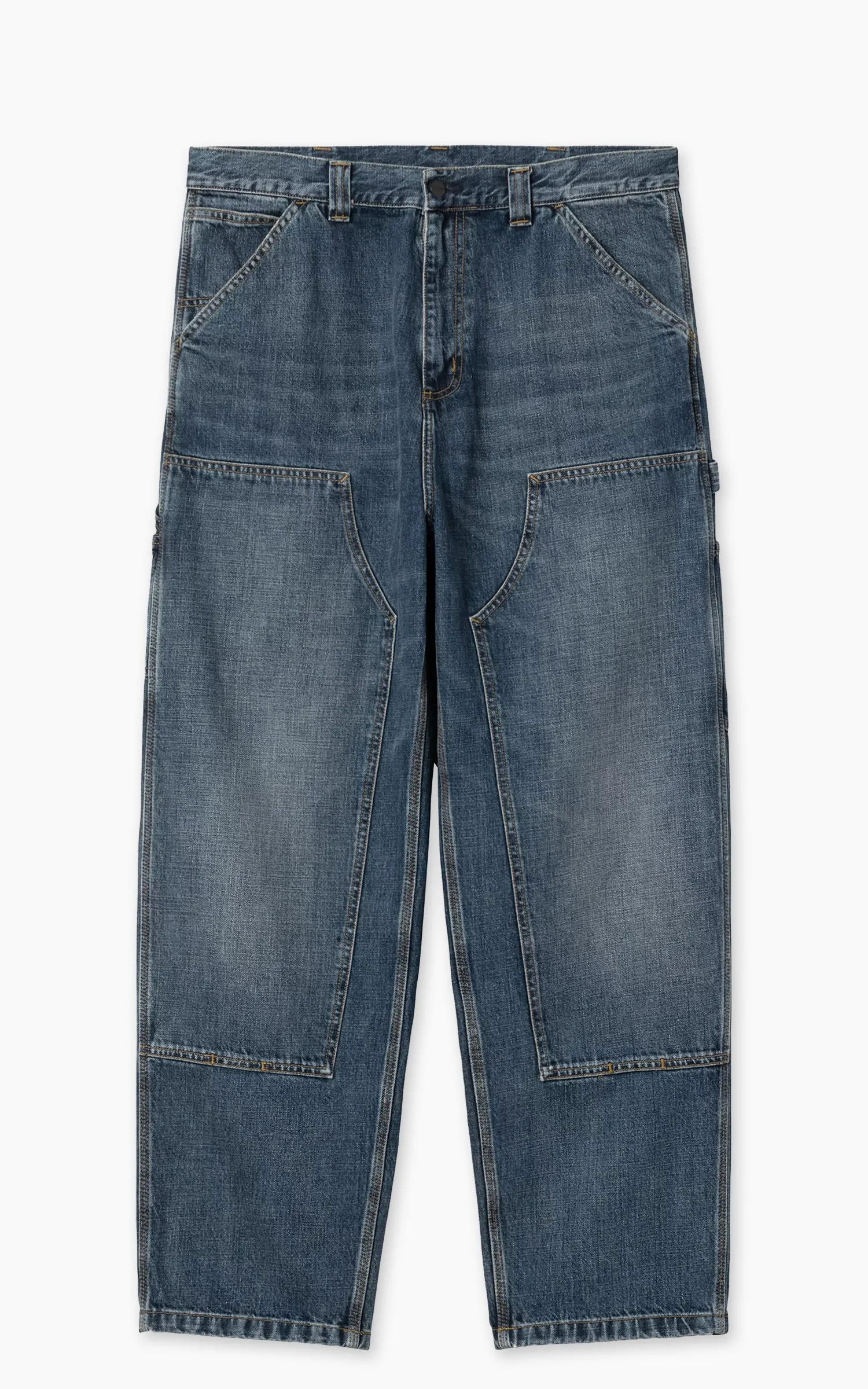 Carhartt WIP OG Double Knee Pant Camano Denim Dark Used Blue sold by Cultizm product image thumbnail 2