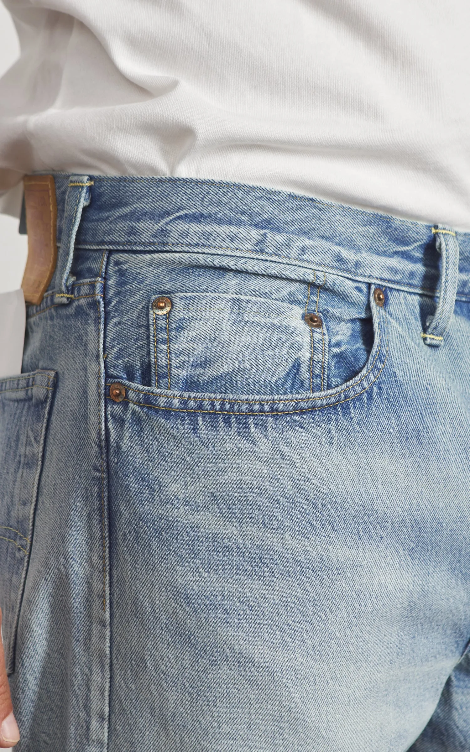 Levi's® Vintage Clothing 1954 501 Jeans Rossie Blue sold by Cultizm product image thumbnail 3