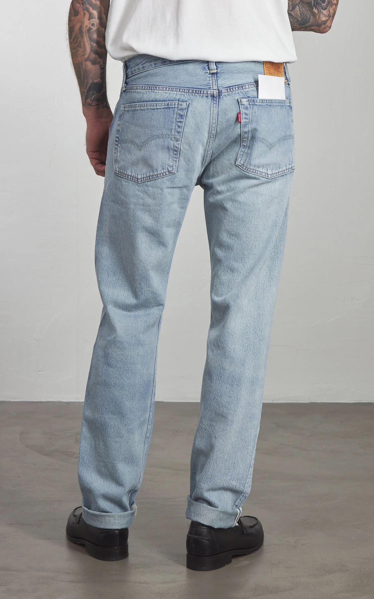 Levi's® Vintage Clothing 1954 501 Jeans Rossie Blue sold by Cultizm product image thumbnail 4