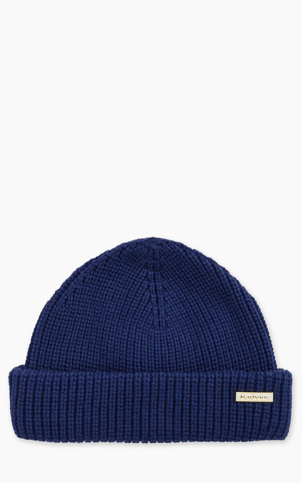 Barbour Beanie Mosely Fisherman Inky Blue sold by Cultizm