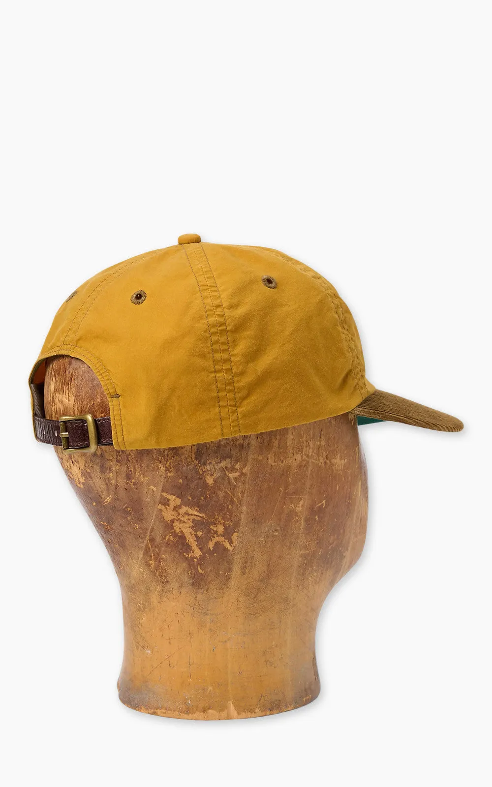 RRL Corduroy-Bill Oilcloth Ball Cap Mustard sold by Cultizm product image thumbnail 3