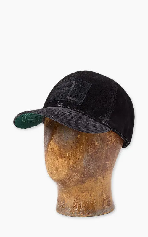 RRL Roughout Suede Trucker Cap Black sold by Cultizm product image thumbnail 2