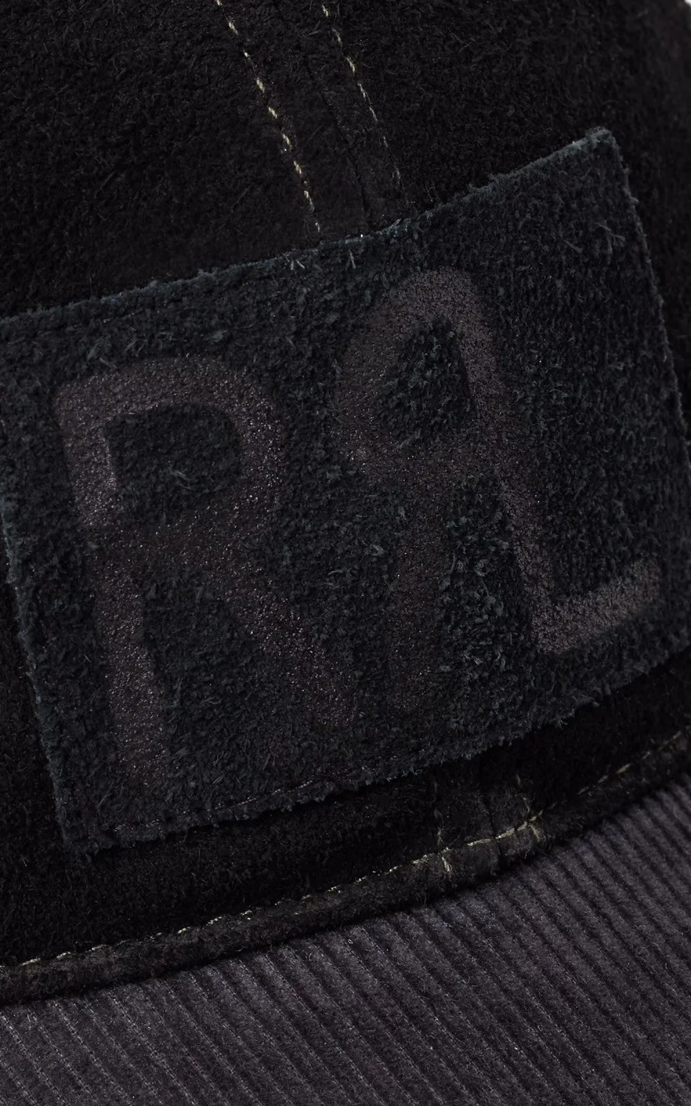 RRL Roughout Suede Trucker Cap Black sold by Cultizm product image thumbnail 3