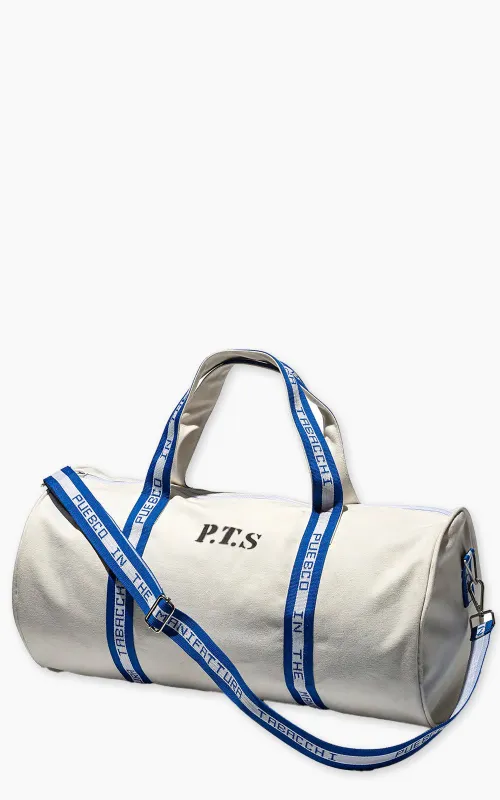 Puebco Clubhouse Barrel Bag Manifattura Tabacchi Natural/Blue made by Cultizm