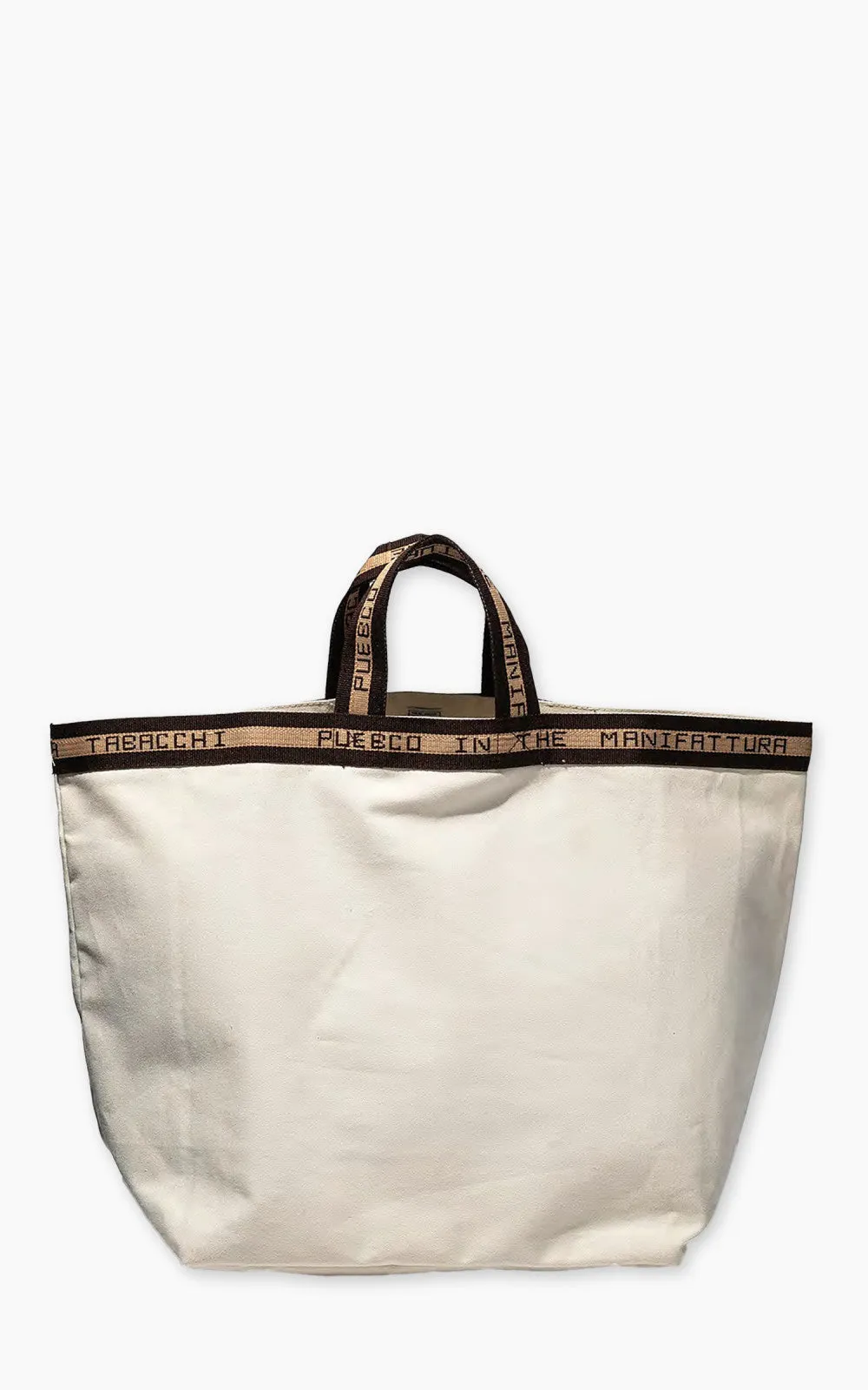 Puebco Clubhouse Tote Bag Manifattura Tabacchi Large Natural/Brown sold by Cultizm