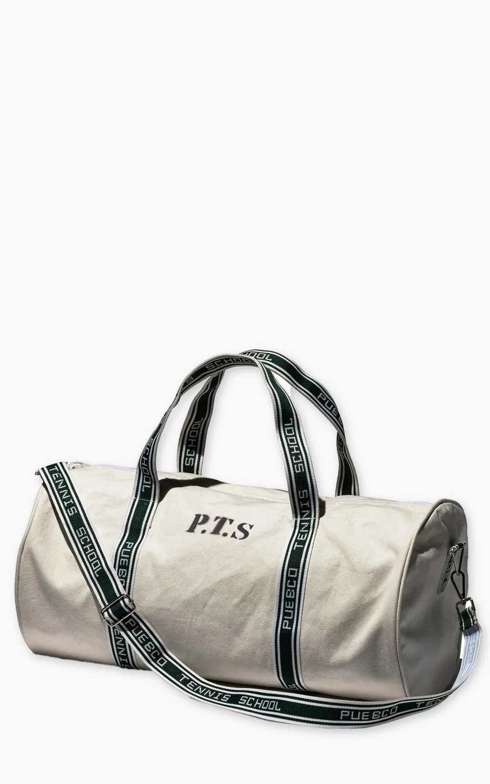Puebco Clubhouse Barrel Tennis Bag Natural/Green sold by Cultizm