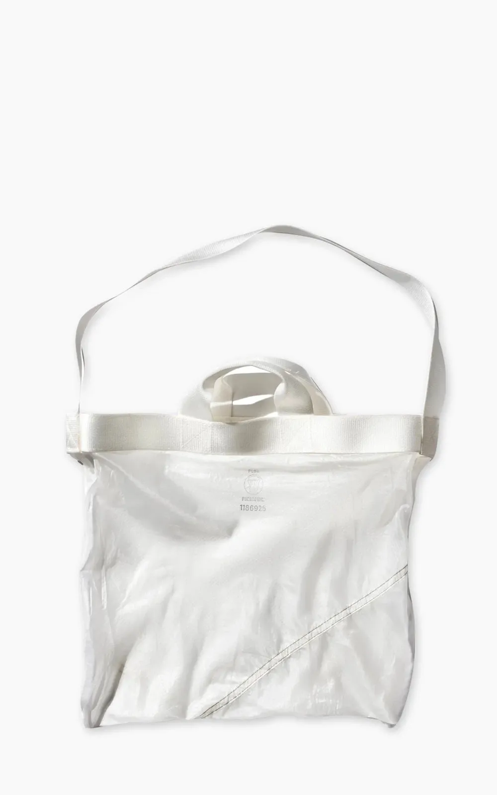 Puebco Vintage Parachute Light 2-Way Bag White sold by Cultizm