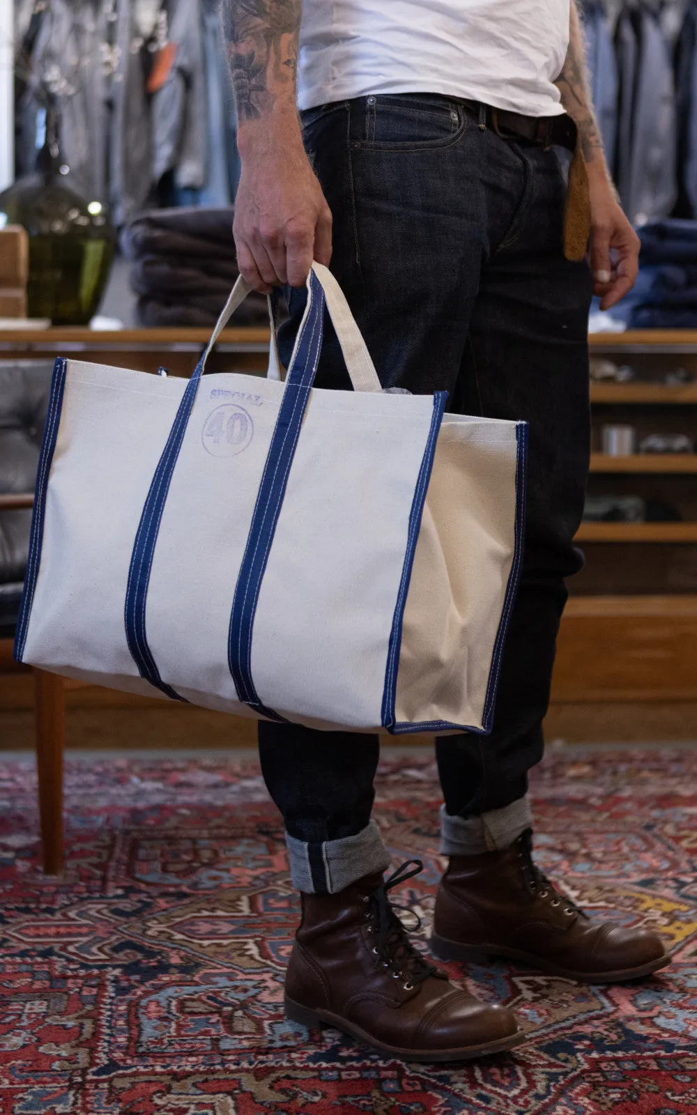 Puebco Market Tote Bag 40 Natural sold by Cultizm product image thumbnail 2