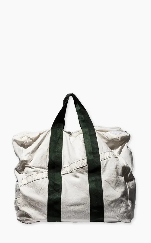 Puebco Vintage Parachute Tote Bag Green Belt made by PUEBCO