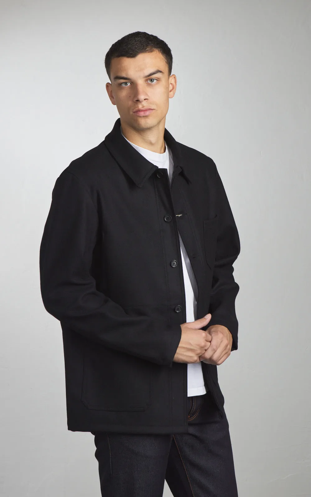 Vetra Workwear Jacket Melton Wool 2F/4 Black sold by Cultizm product image thumbnail 2