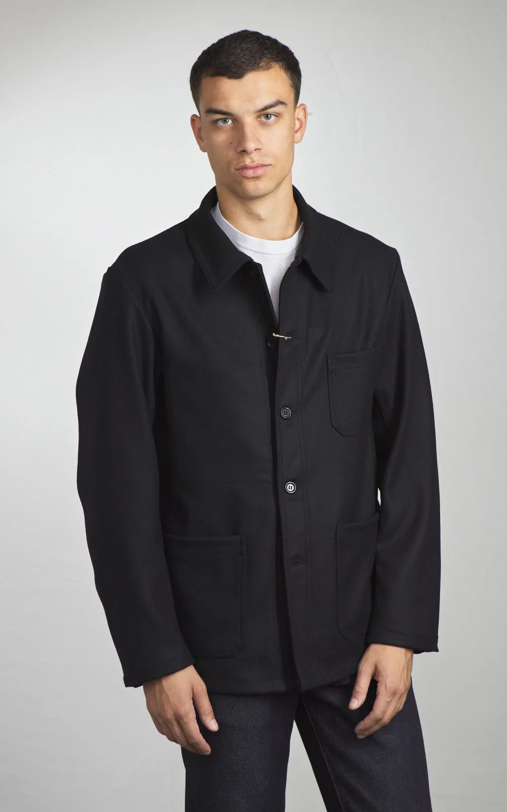 Vetra Workwear Jacket Melton Wool 2F/4 Black sold by Cultizm product image thumbnail 4