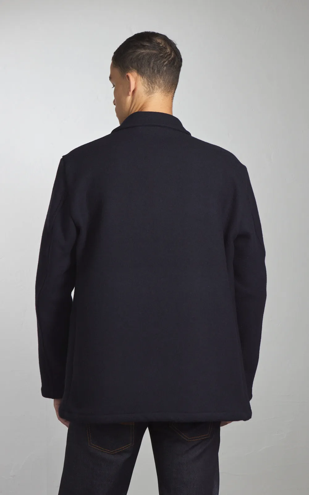 Vetra Workwear Jacket Double-Face Melton Wool 5F/4 Navy sold by Cultizm product image thumbnail 3