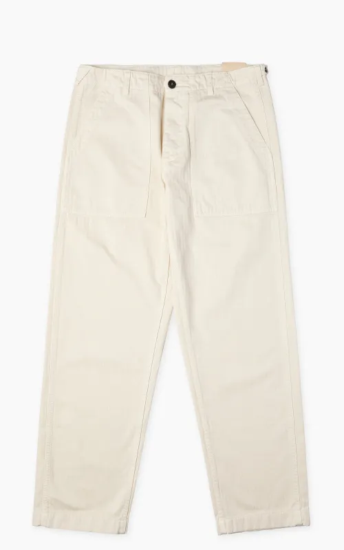 Fortela New Fatigue Pants Herringbone Green Off White sold by Cultizm