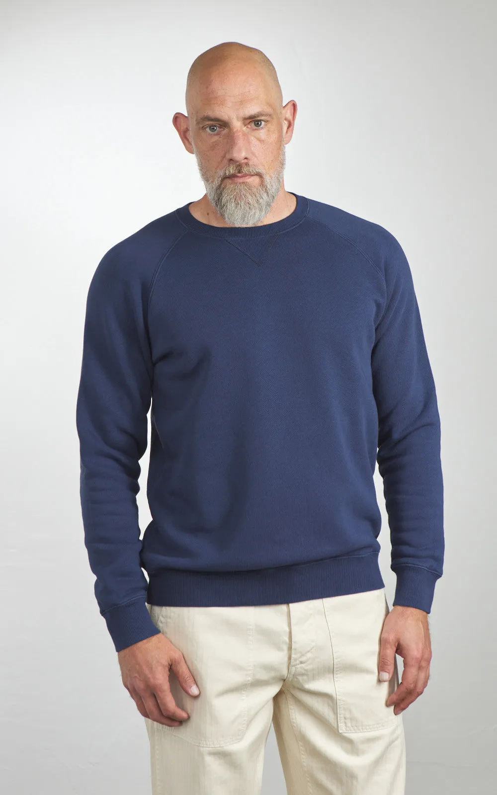 Fortela Harvard Crewneck Sweatshirt Indigo sold by Cultizm product image thumbnail 2