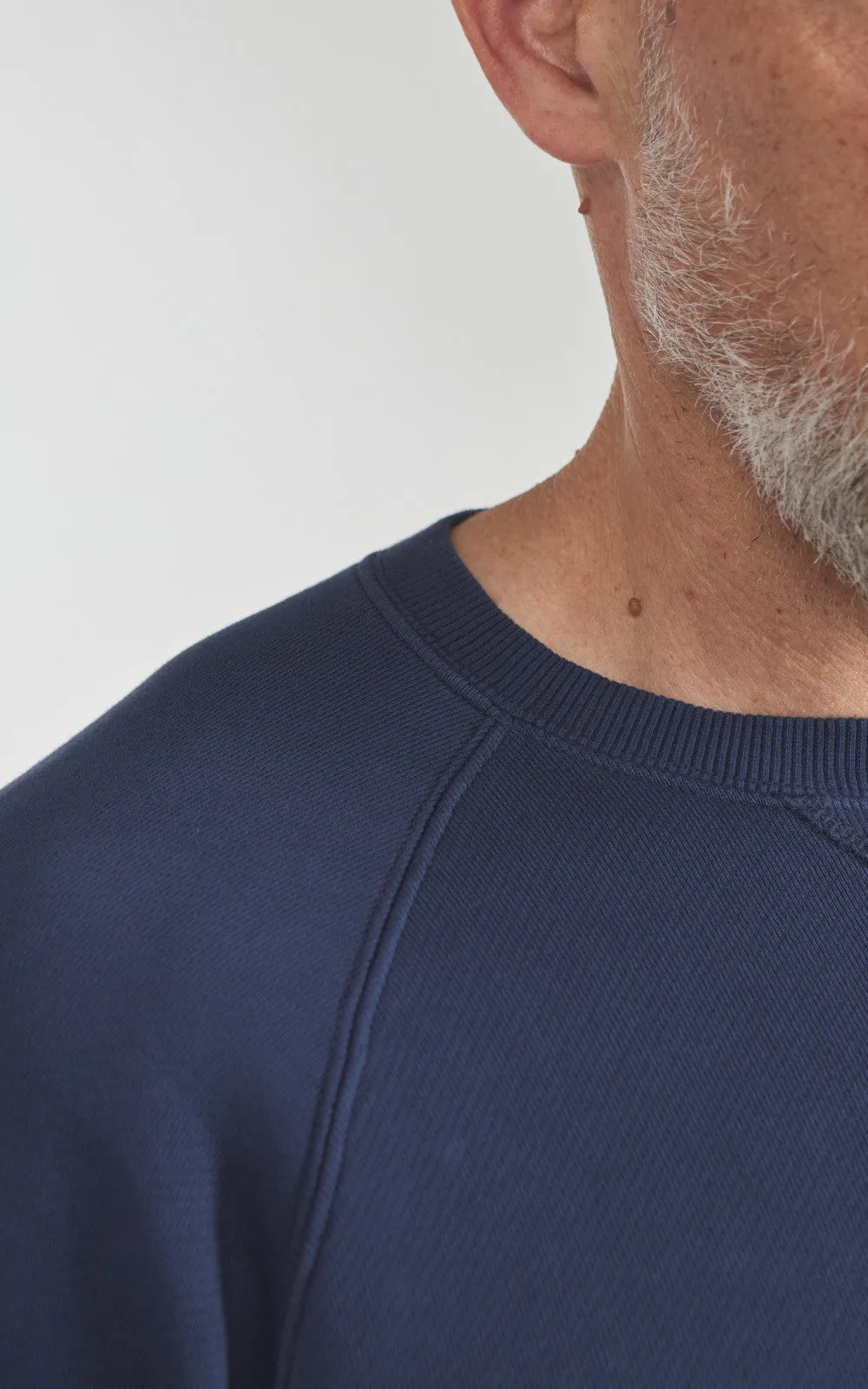 Fortela Harvard Crewneck Sweatshirt Indigo sold by Cultizm product image thumbnail 4