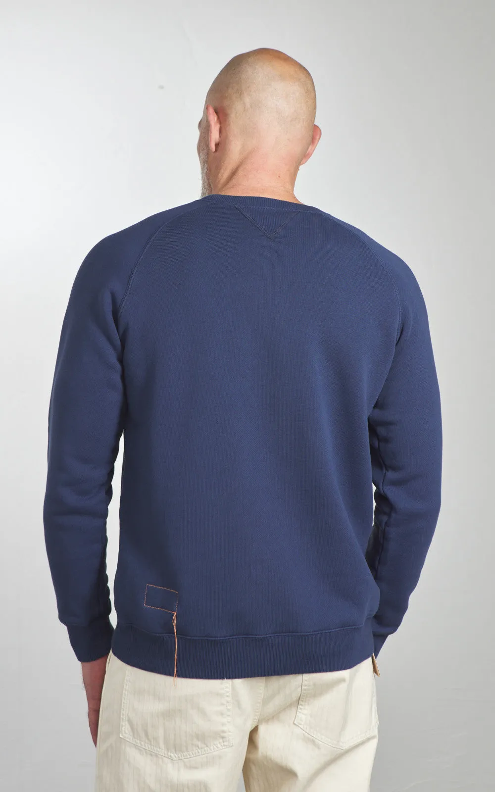 Fortela Harvard Crewneck Sweatshirt Indigo sold by Cultizm product image thumbnail 5