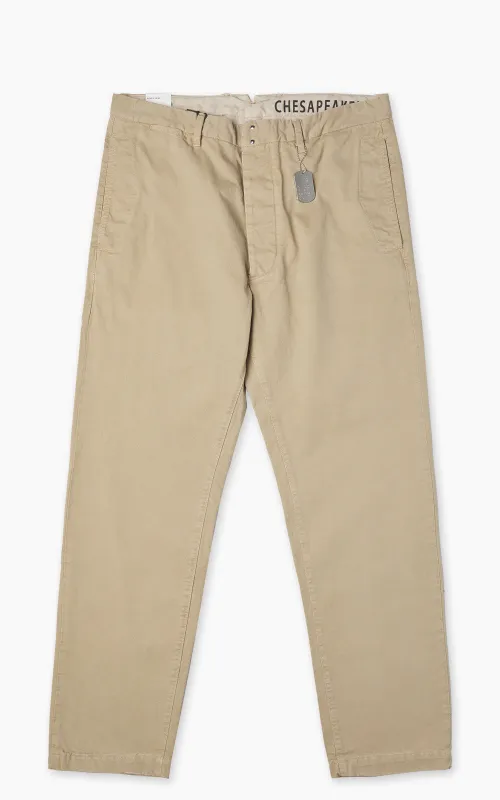 Chesapeake's Hermann Chino Pant Gabardine Sand sold by Cultizm