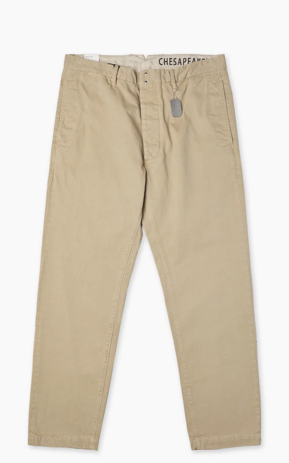 Chesapeake's Hermann Chino Pant Gabardine Sand sold by Cultizm
