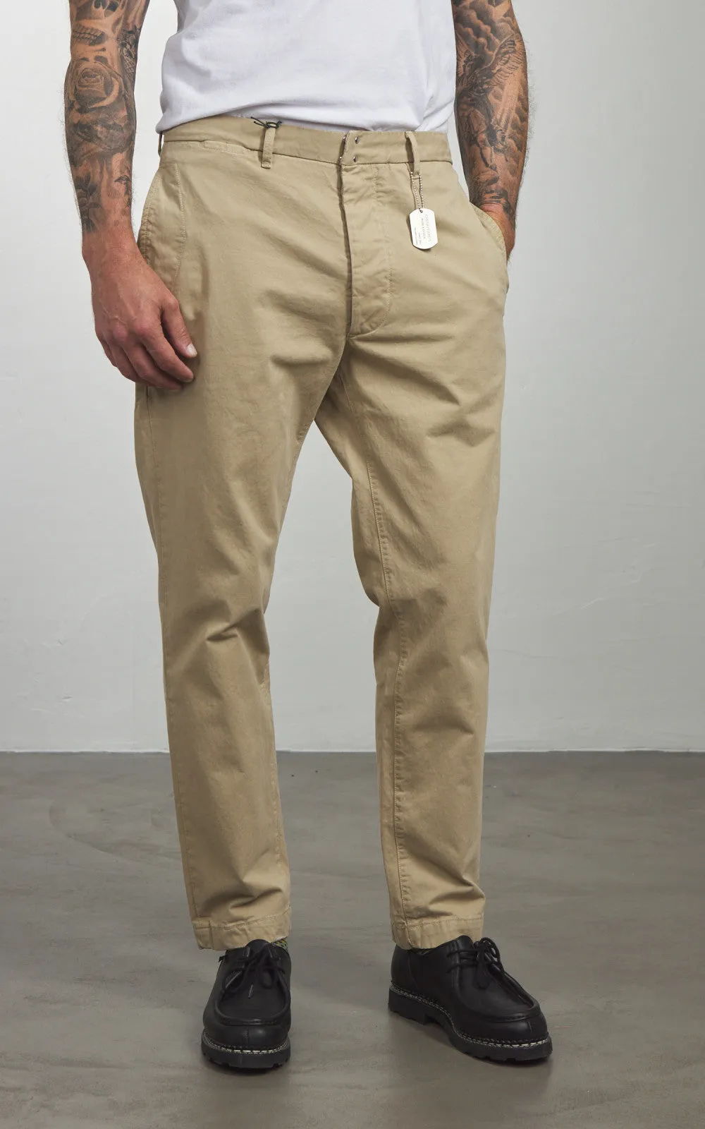 Chesapeake's Hermann Chino Pant Gabardine Sand sold by Cultizm product image thumbnail 2