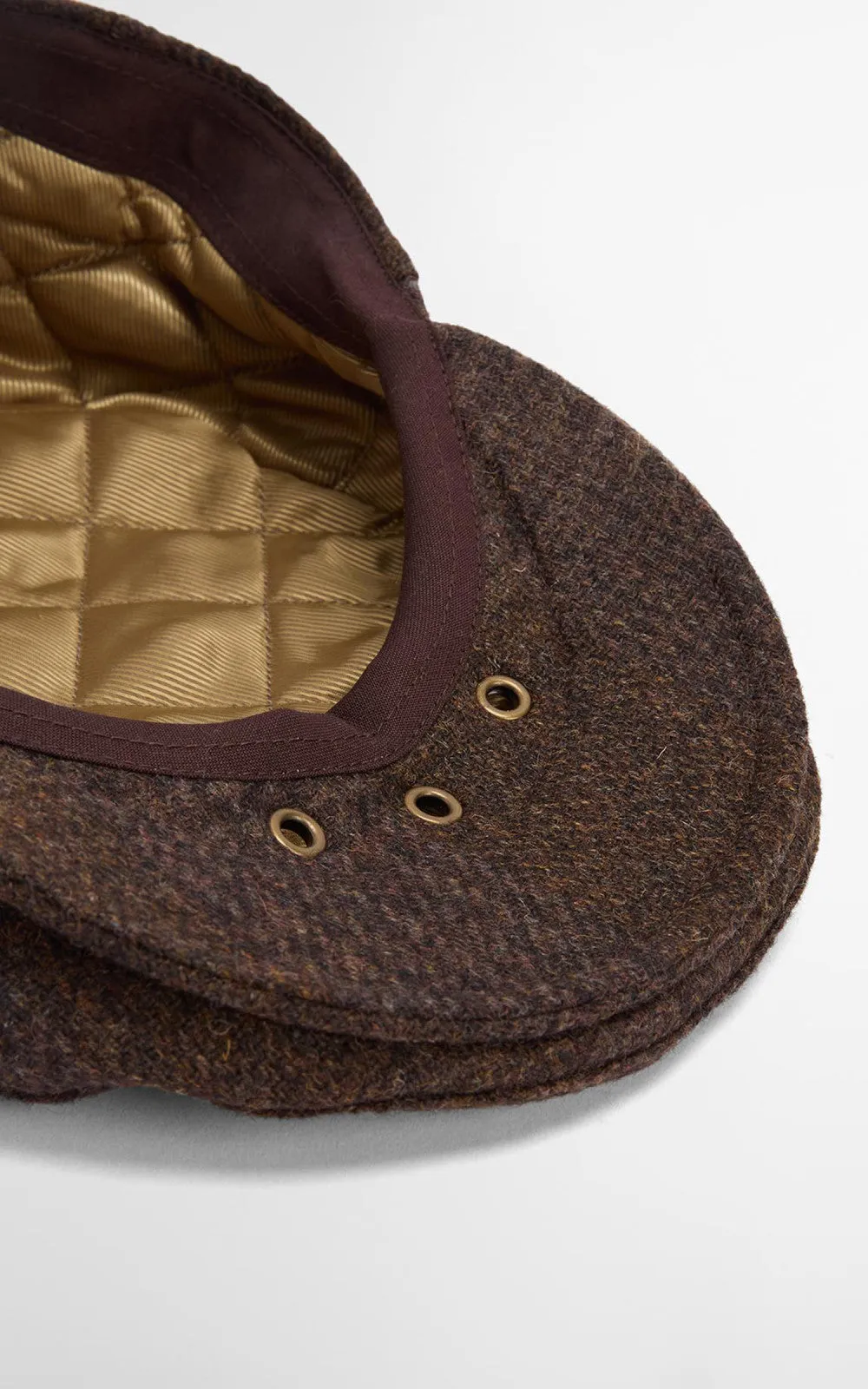 Barbour Deveron Tweed Cap Coffee sold by Cultizm product image thumbnail 3