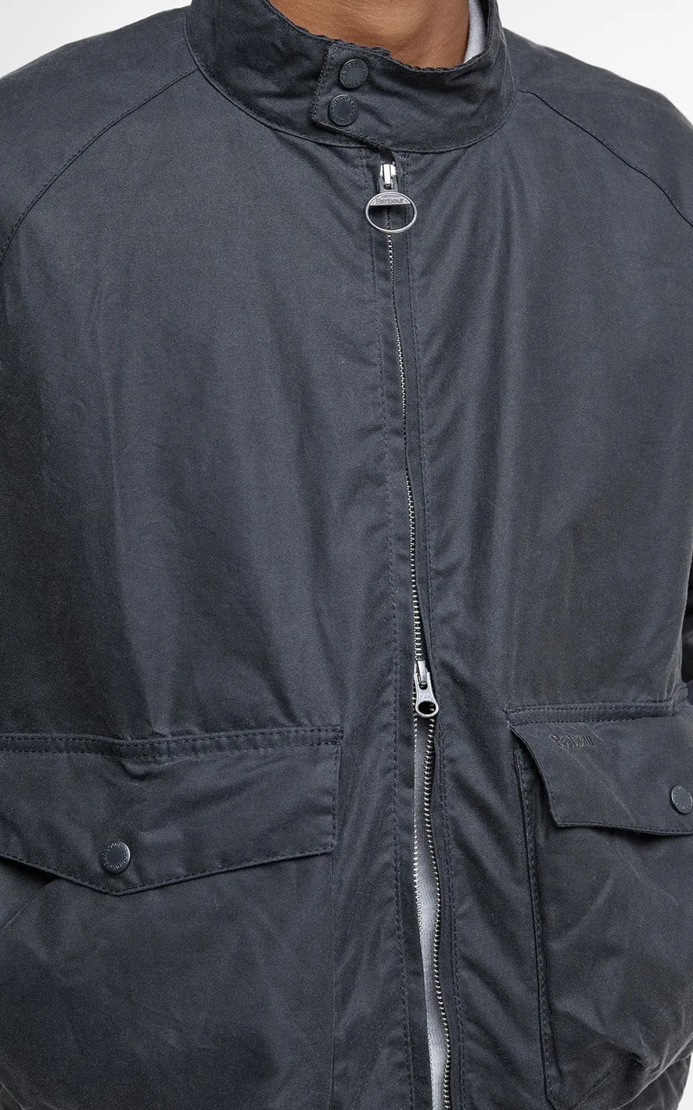 Barbour Royston Wax Jacket Grey sold by Cultizm product image thumbnail 3