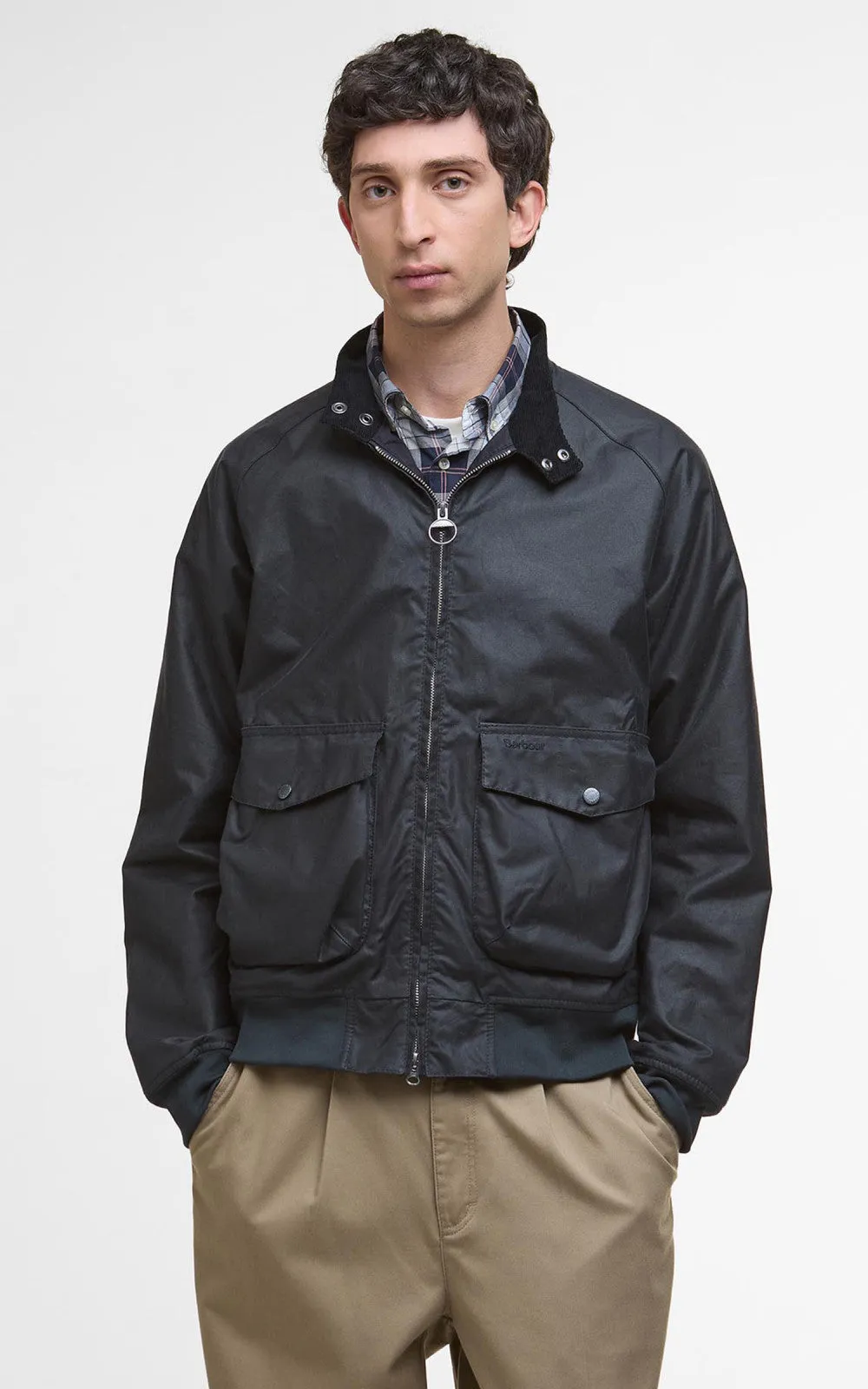 Barbour Royston Wax Jacket Navy sold by Cultizm product image thumbnail 5