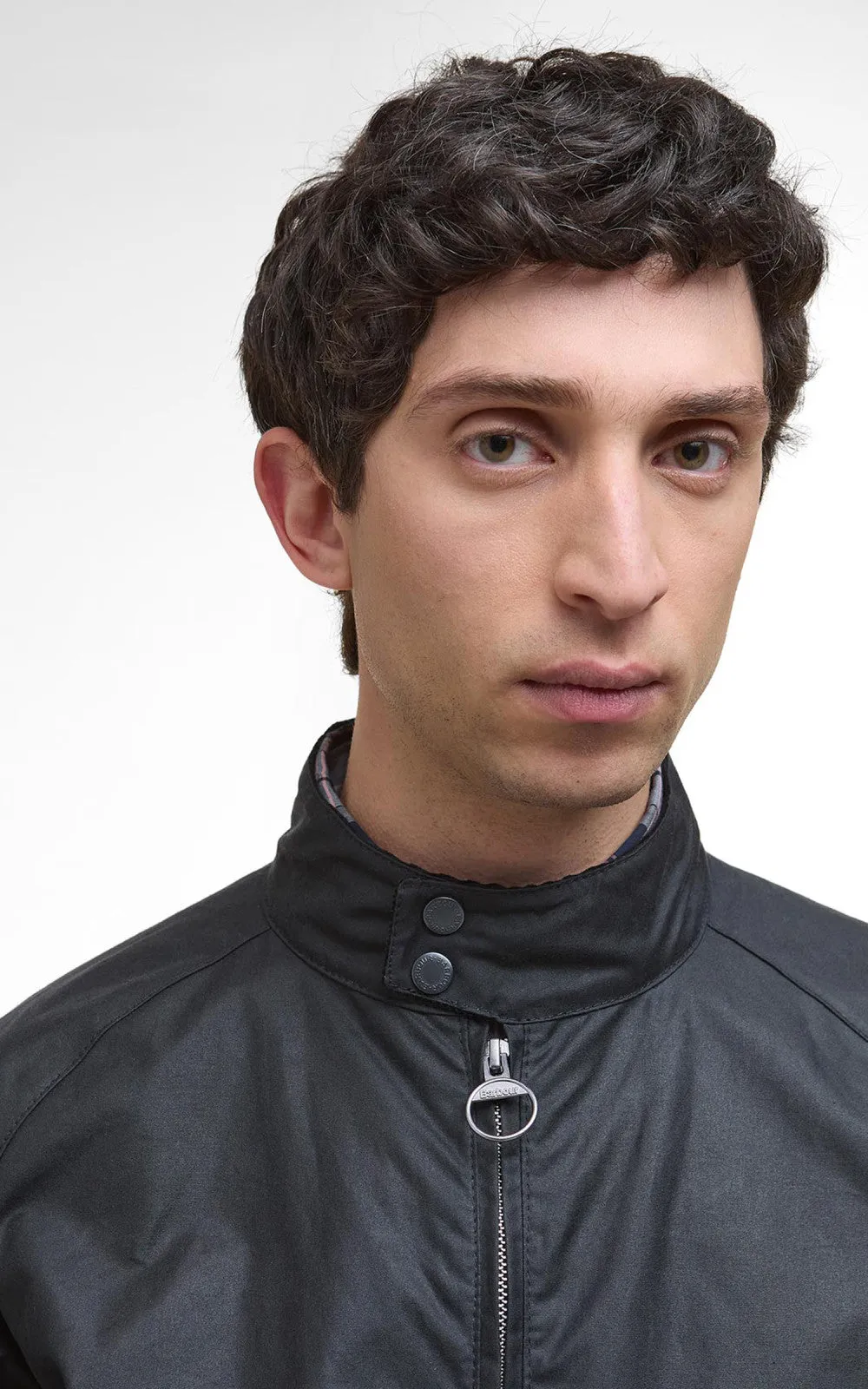 Barbour Royston Wax Jacket Navy sold by Cultizm product image thumbnail 4