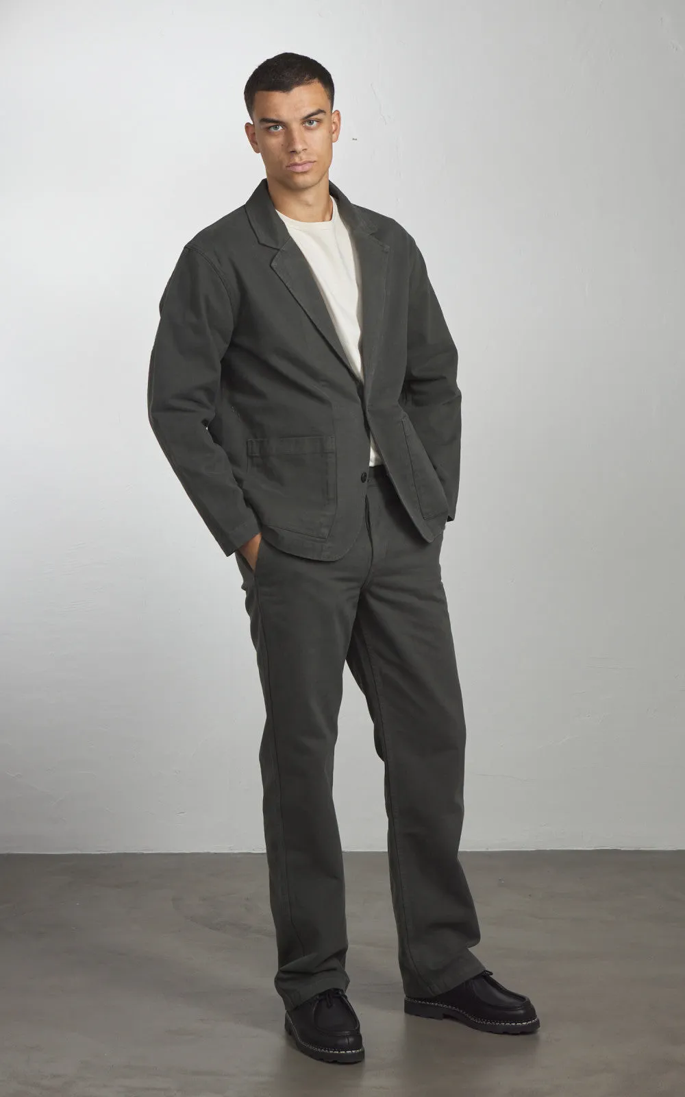 3sixteen Work Blazer Twill Ivy Green sold by Cultizm product image thumbnail 3