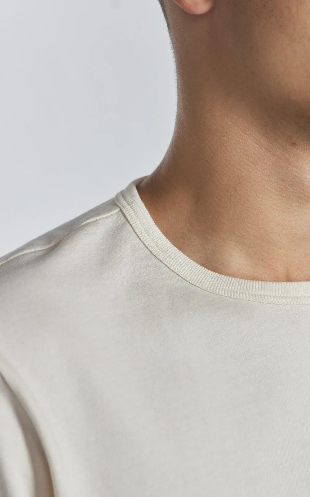 Merz b. Schwanen 2M15LS Vintage Machine Refined Longsleeve Nature sold by Cultizm product image thumbnail 3