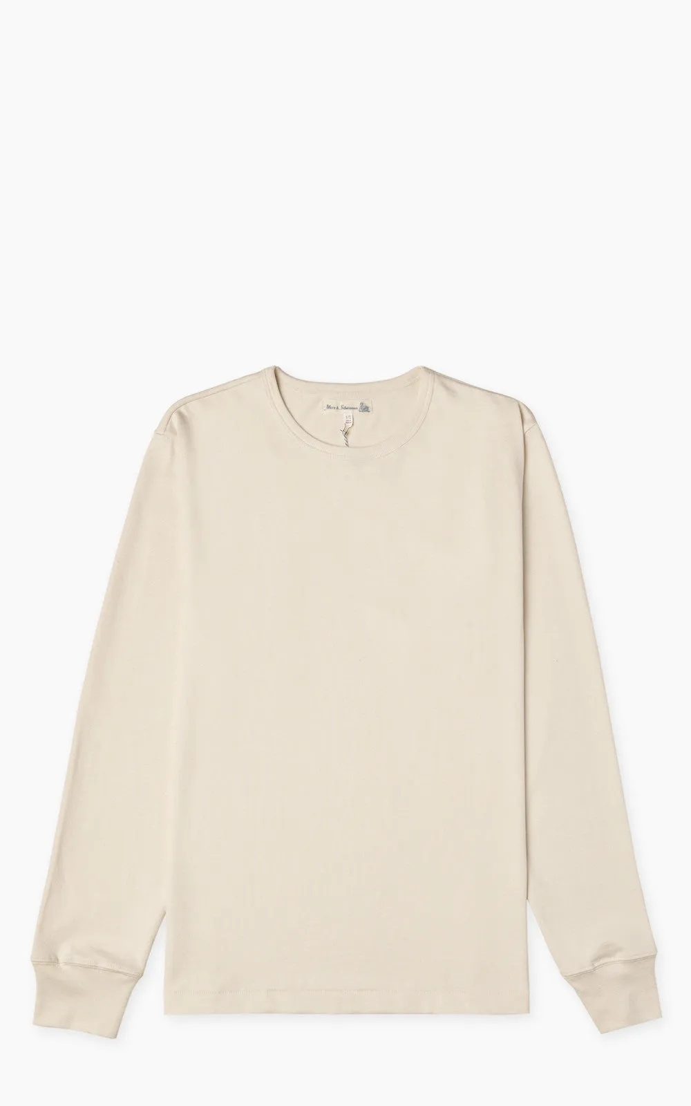 Merz b. Schwanen 2M15LS Vintage Machine Refined Longsleeve Nature sold by Cultizm