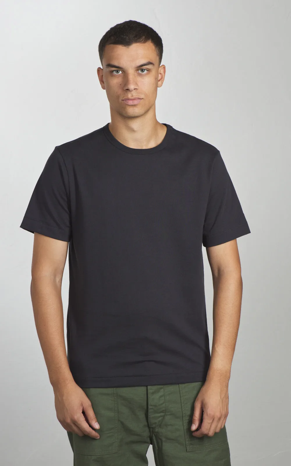 Merz b. Schwanen 2M15 Sturdy Jersey T-Shirt Charcoal sold by Cultizm product image thumbnail 2