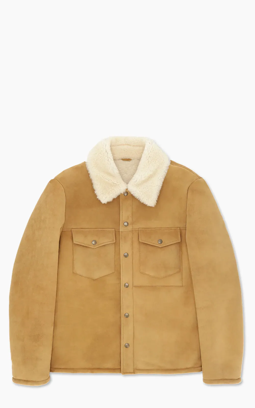 Fortela Quarter Shearling Jacket Camel sold by Cultizm