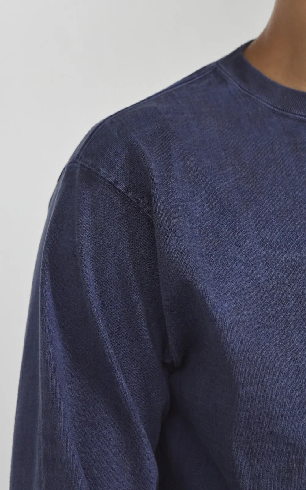 Good On Heavy Jersey L/S Crew T-Shirt P-Navy sold by Cultizm product image thumbnail 4