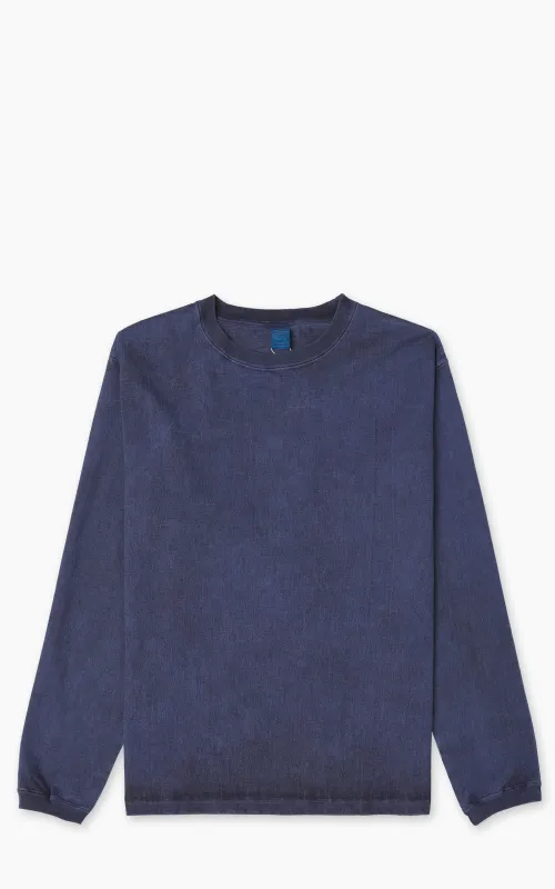 Good On Heavy Jersey L/S Crew T-Shirt P-Navy sold by Cultizm