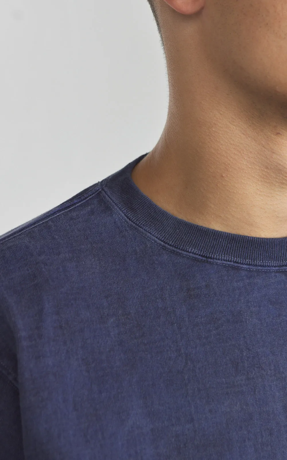 Good On Heavy Jersey L/S Crew T-Shirt P-Navy sold by Cultizm product image thumbnail 3
