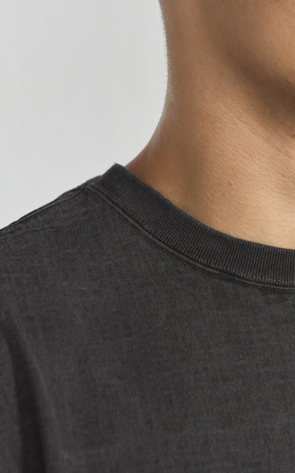 Good On Heavy Jersey L/S Crew T-Shirt P-Black sold by Cultizm product image thumbnail 3