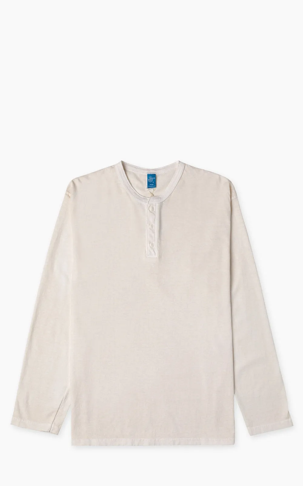 Good On L/S Henley T-Shirt P-Natural sold by Cultizm