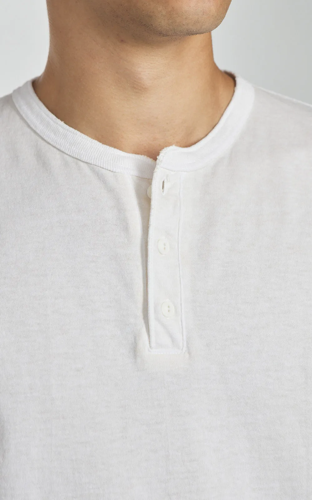 Good On L/S Henley T-Shirt P-Natural sold by Cultizm product image thumbnail 3