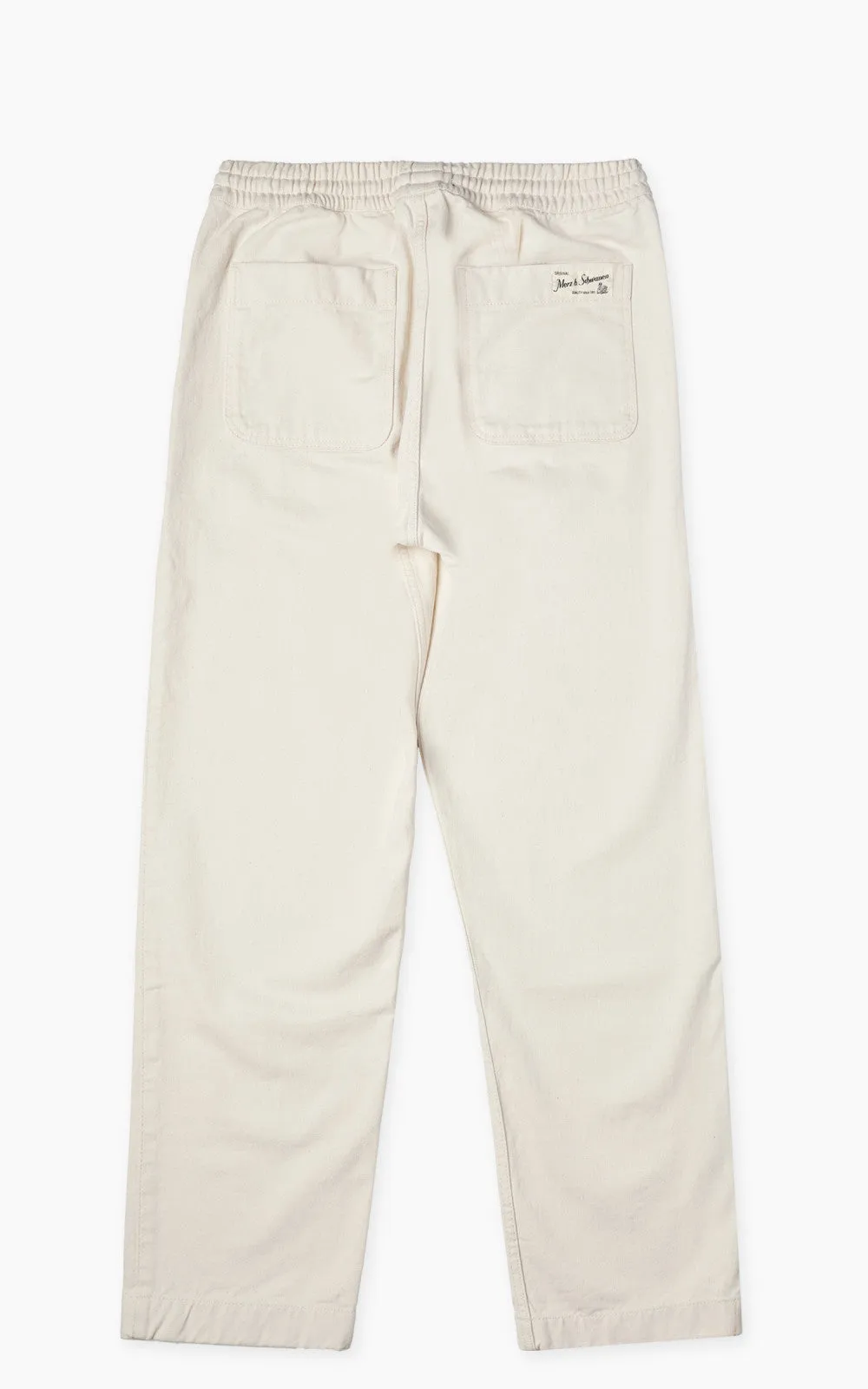 Merz b. Schwanen PANTS05 Broken Twill Drawstring Pants Nature sold by Cultizm product image thumbnail 3
