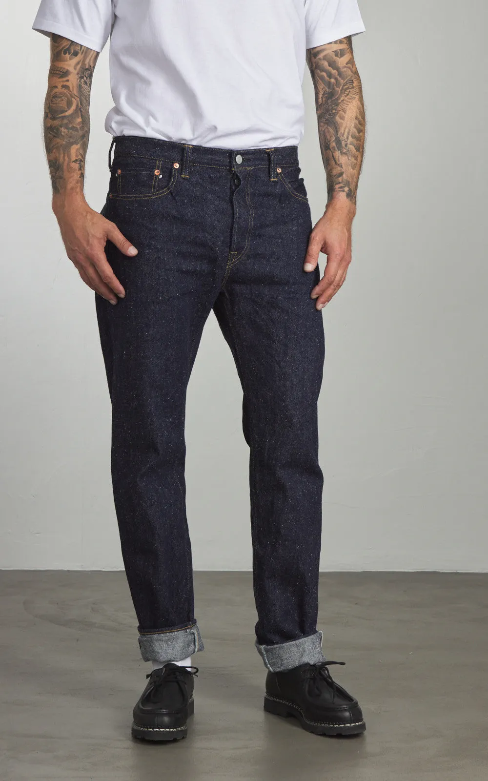Omoto Denim 0412 Straight Fit Jeans Selvedge Nep Denim Indigo 16oz sold by Cultizm product image thumbnail 2