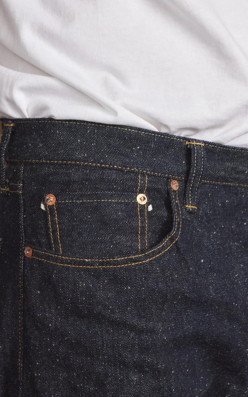 Omoto Denim 0412 Straight Fit Jeans Selvedge Nep Denim Indigo 16oz sold by Cultizm product image thumbnail 4
