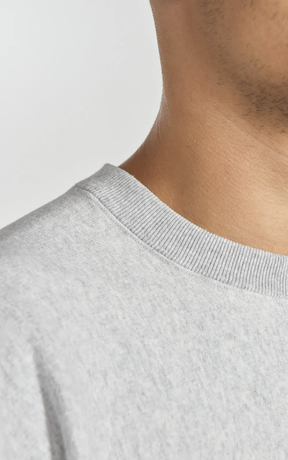 Kaptain Sunshine Crewneck Pullover Feather Grey sold by Cultizm product image thumbnail 4