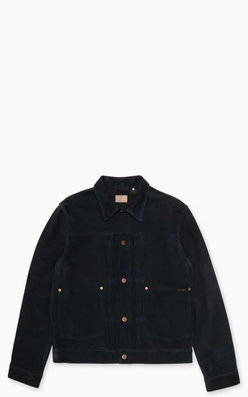 Nudie Jeans Dante II Suede Jacket Navy sold by Cultizm
