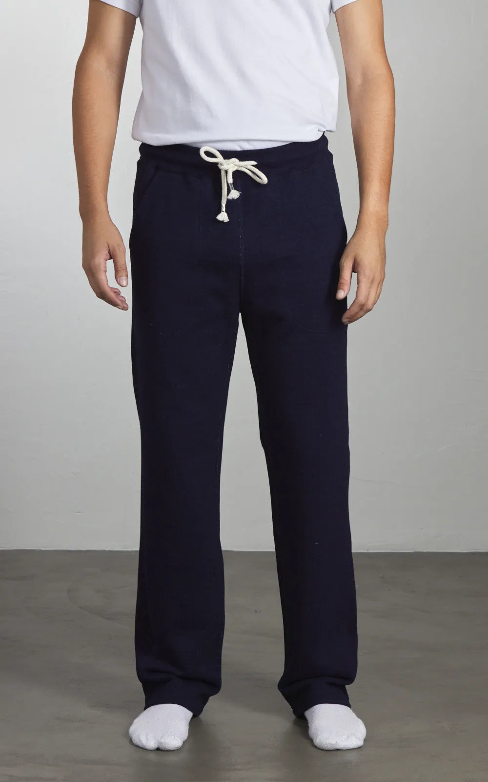 Wonder Looper Sweatpants Real Indigo Blanket Striped French Terry Indigo sold by Cultizm product image thumbnail 2