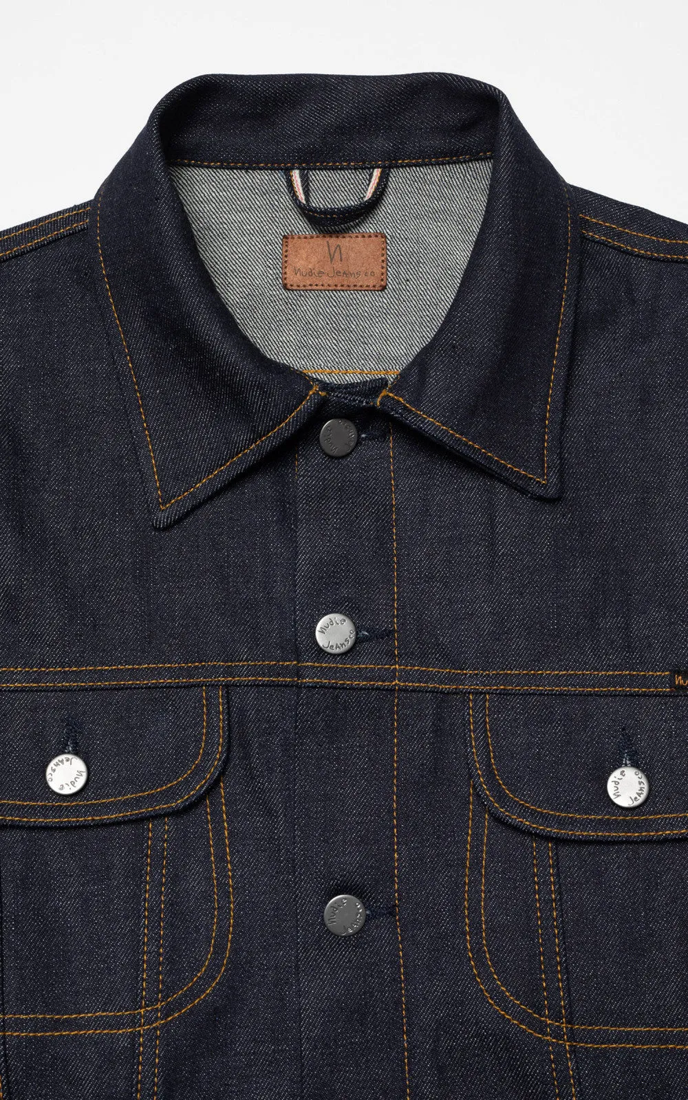 Nudie Jeans Danny Ace Selvage Denim Jacket Dry Bue sold by Cultizm product image thumbnail 4