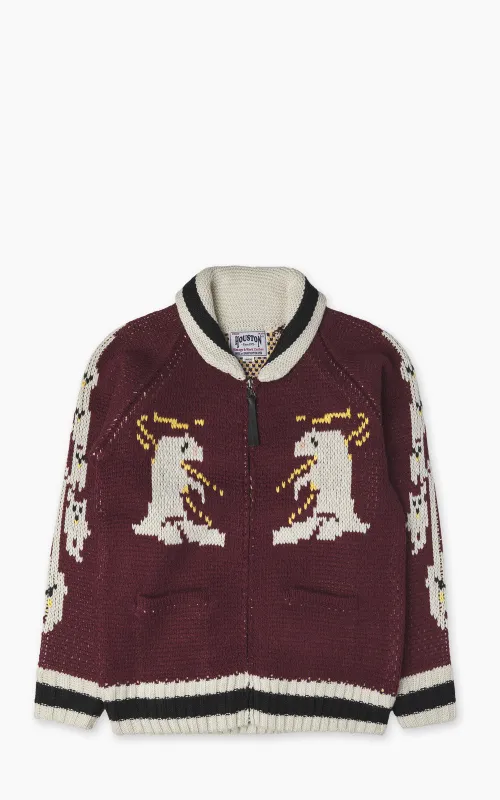 Houston Souvenir (Bear) Cowichan Sweater Marron sold by Cultizm