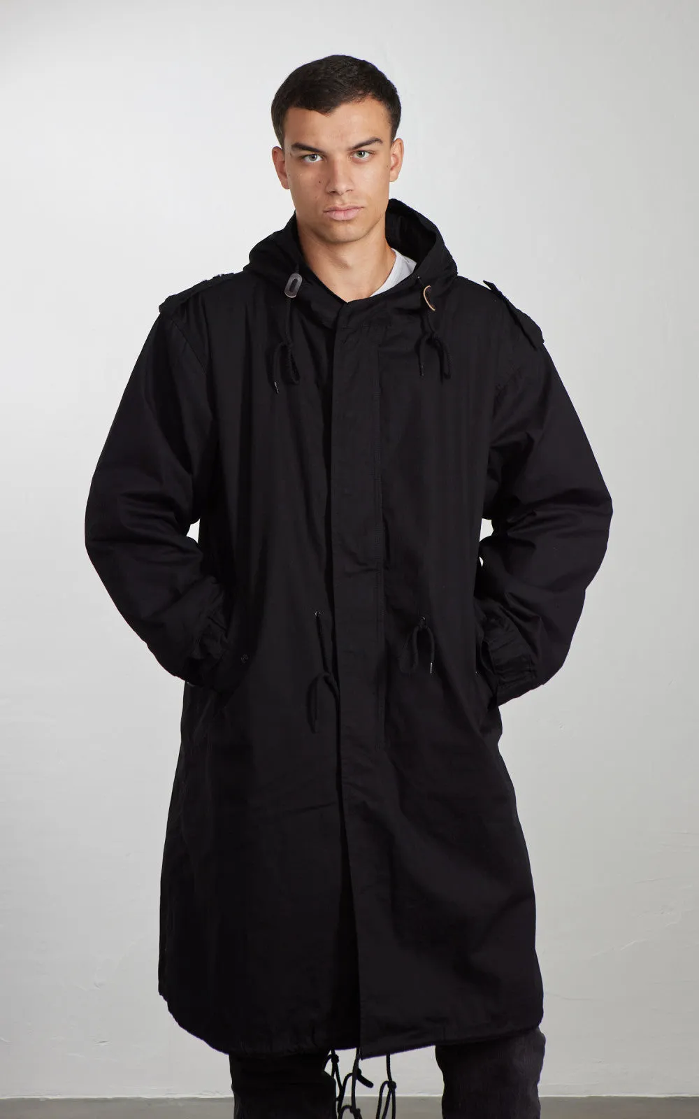 Houston US M51 Fishtail Parka Lined Black sold by Cultizm product image thumbnail 4
