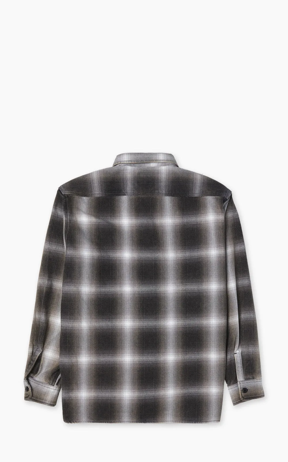 Houston Vintage Ombre Check Viyella Shirt Black sold by Cultizm product image thumbnail 3