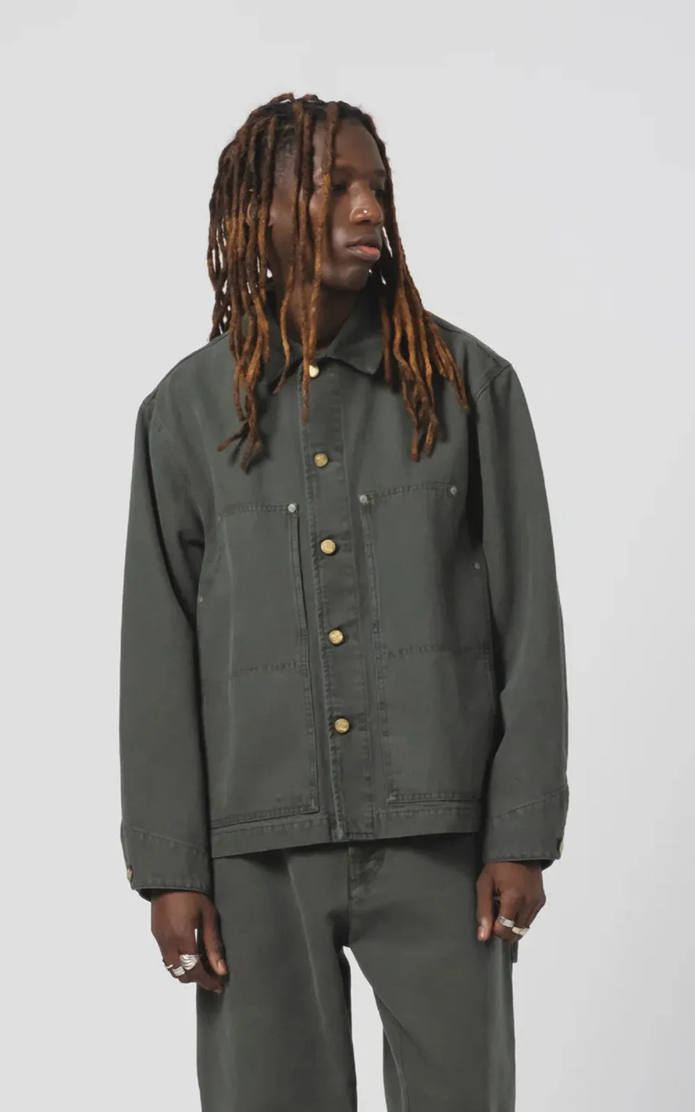 Eat Dust Arizona Jacket Canvas Forest Green sold by Cultizm product image thumbnail 2