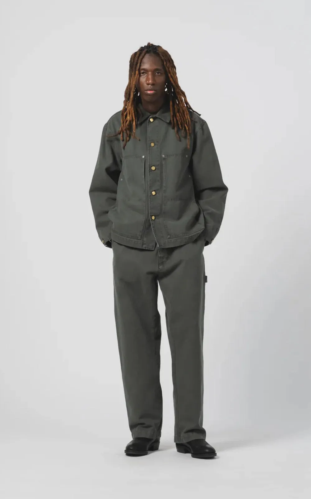 Eat Dust Arizona Jacket Canvas Forest Green sold by Cultizm product image thumbnail 4